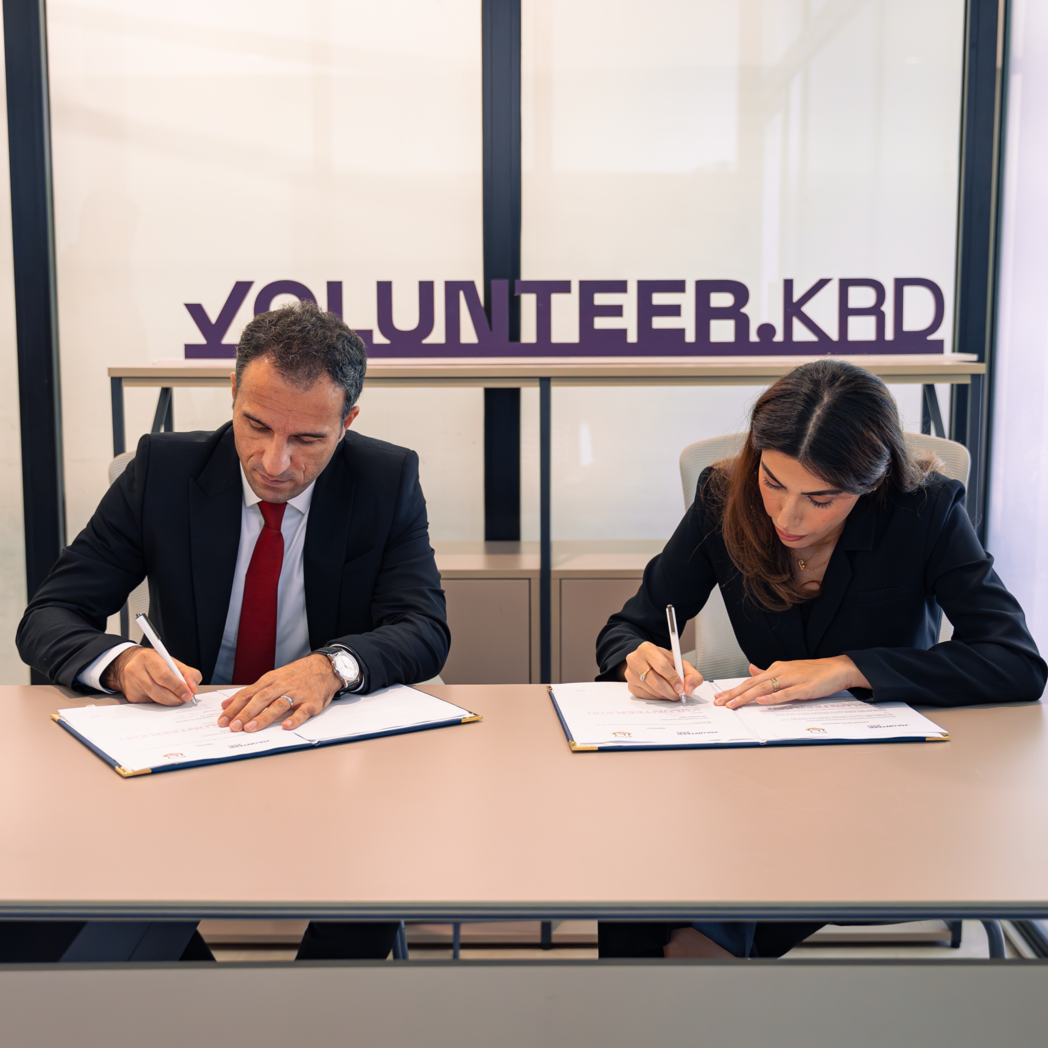 Volunteer.KRD Signs MoU with Erbil Sports Club